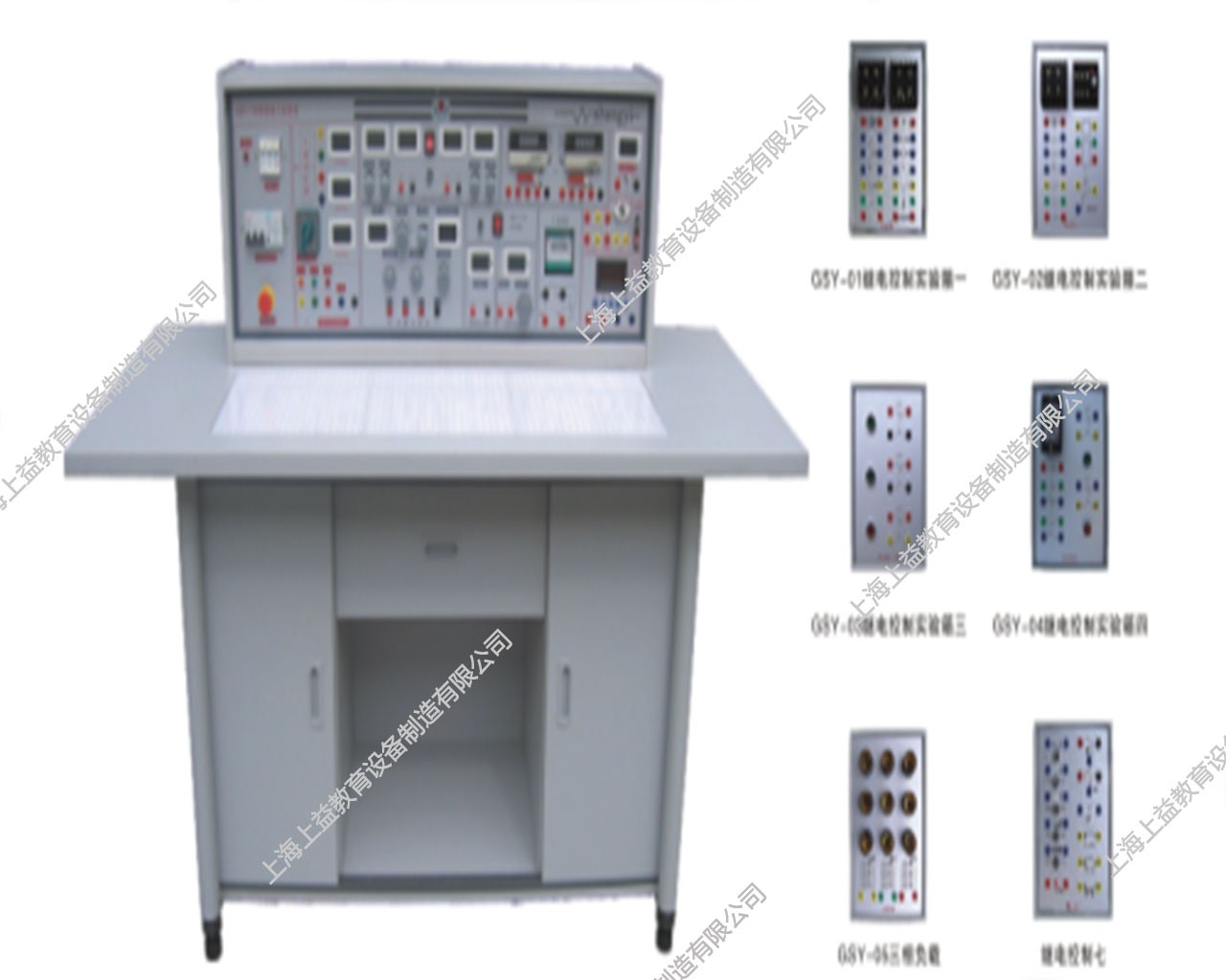 SYGJ-758A	高級電工實驗室成套設備（帶智能功率表，功率因數(shù)表）