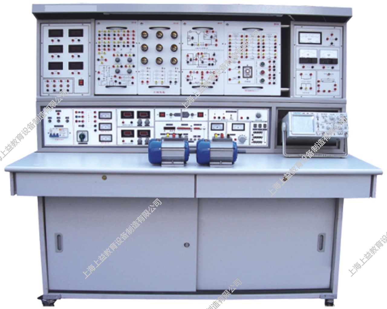 SYTYL-182C立式通用電工、電子、電力拖動（帶直流電機實驗）實驗室成套設(shè)備（三相調(diào)壓，積木式掛箱）